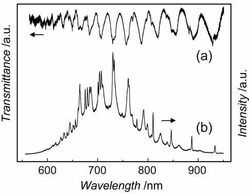 Transmittance and photoluminescence spectra of a porous silicon microsphere with complete axes